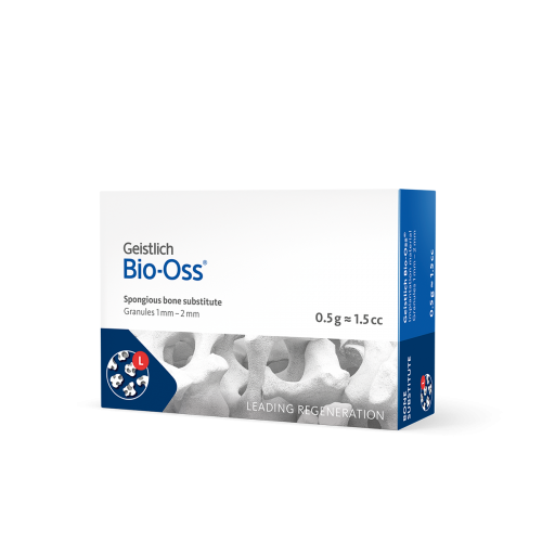 Bio-Oss® spongiosa granules, 1-2mm (0.5g, 1.57cc)