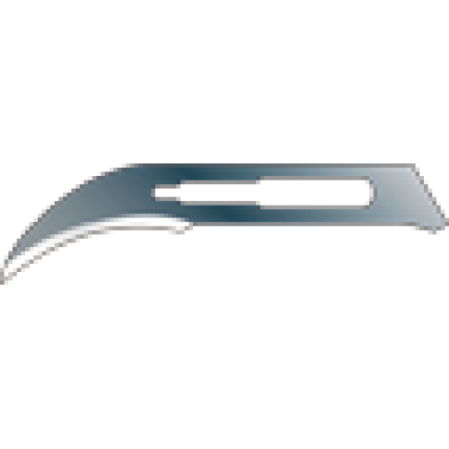 FEATHER® Surgical Blade Carbon Steel No. 12 (100pcs)