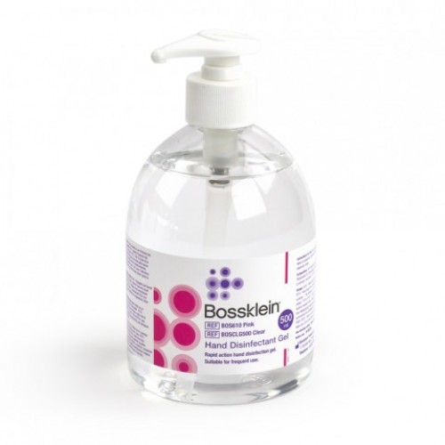 Bossklein Hand Disinfectant Gel Clear Aroma Free