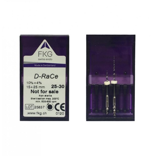 Set Promo D-RaCe: RaCe #30, 15mm, Taper' 10, active tip + D-RaCe #25, 25mm, Taper' 04, CM
