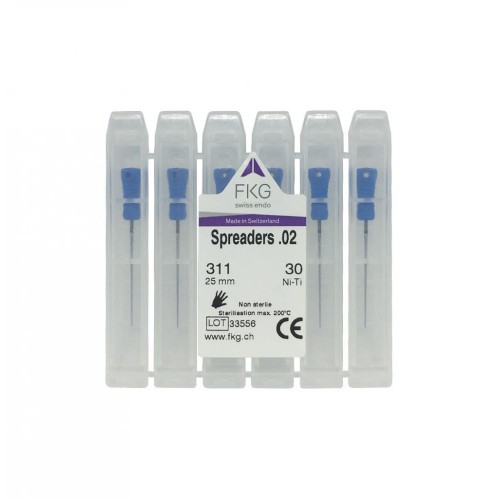 Spreaders 311 #30, 25mm, NiTi, SMG (6pcs)