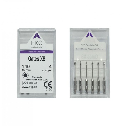 XS Gates 140 #4, 15mm, ultra-short handle GC (6pcs)
