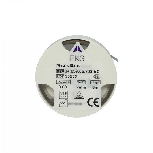 Matrix-Bands, 5m long, 7mm wide, 0.03 mm thick