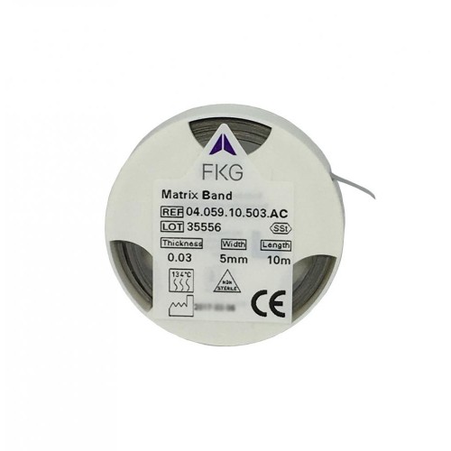 Matrix-Bands, 10m long, 5mm wide, 0.03 mm thick