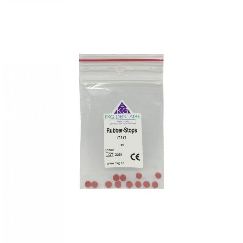 Endo Stops 10 Red , unperforated, (12pcs)
