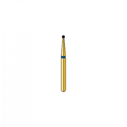 Bur Diamond FG 801-010-ML Round Gold (5 pcs)