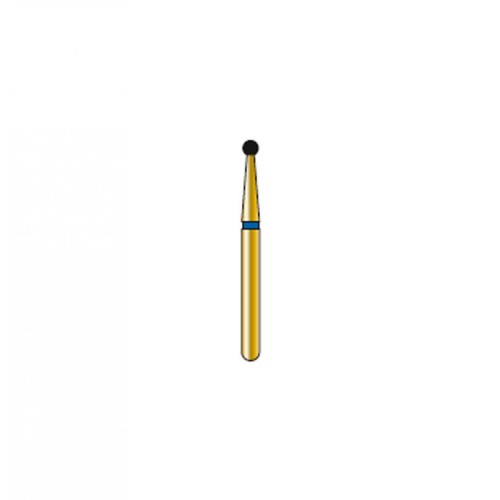 Bur Diamond FG 801-014-ML Round Gold (5 pcs)