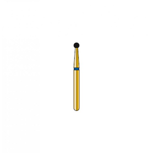 Bur Diamond FG 801-016-ML Round Gold (5 pcs)