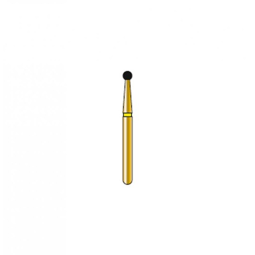 Bur Diamond FG 801-016-XF Round Gold (5 pcs)
