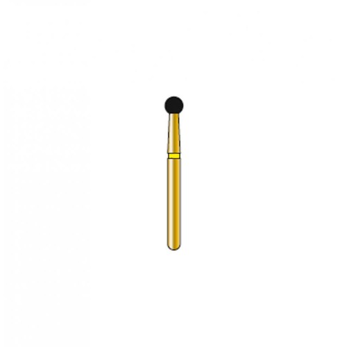 Bur Diamond FG 801-023-XF Round Gold (5 pcs)