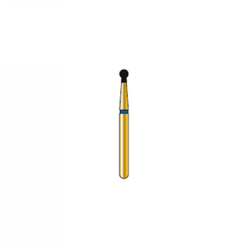 Bur Diamond FG 802-016-2.3-MLL Round Collar Gold (5 pcs)
