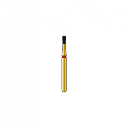 Bur Diamond FG 830-012-2.7-F Pear Gold (5 pcs)