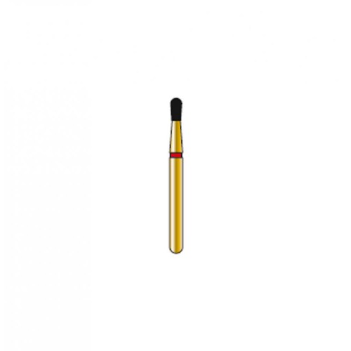 Bur Diamond FG 830-014-2.7-F Pear Gold (5 pcs)
