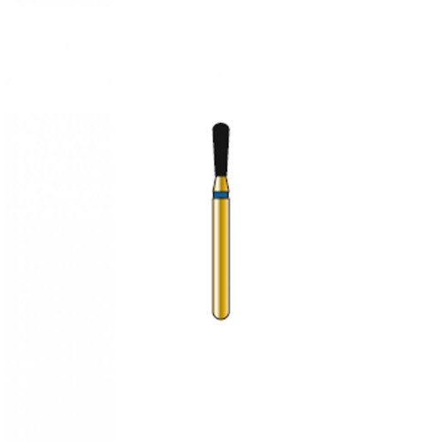 Bur Diamond FG 830L-016-5-ML Pear Gold (5 pcs)