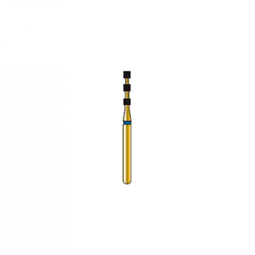 Bur Diamond FG 834-016-6.8-ML Depth Marker Gold (5 pcs)