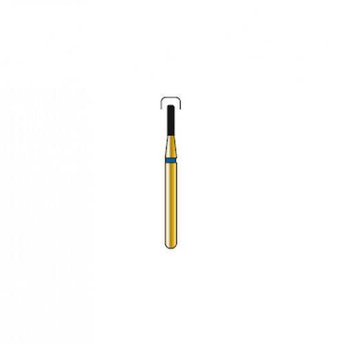Bur Diamond FG 835R-010-4-ML Round End Cylinder Gold (5 pcs)