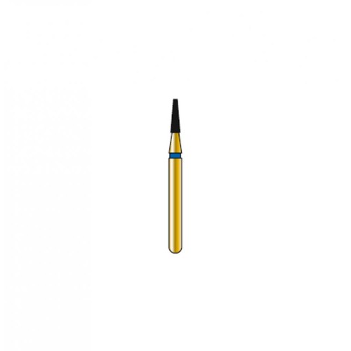 Bur Diamond FG 845-012-4-ML Flat End Taper Gold (5 pcs)