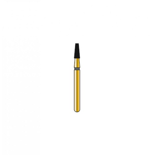 Bur Diamond FG 845-016-4-MLX Flat End Taper Gold (5 pcs)