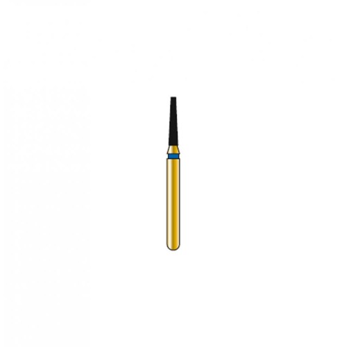 Bur Diamond FG 846-012-6-ML Flat End Taper Gold (5 pcs)