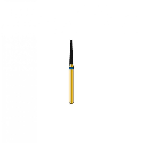 Bur Diamond FG 847-012-8-ML Flat End Taper Gold (5 pcs)
