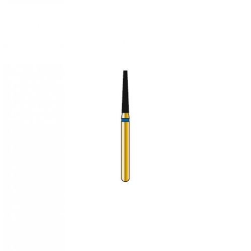 Bur Diamond FG 847-014-8-ML Flat End Taper Gold (5 pcs)