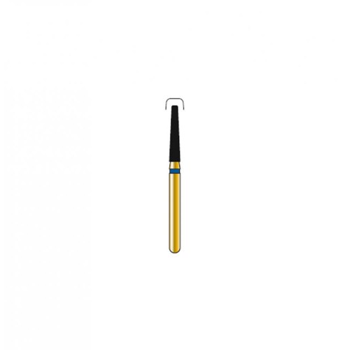 Bur Diamond FG 847R-016-8-ML Round End Taper Gold (5 pcs)