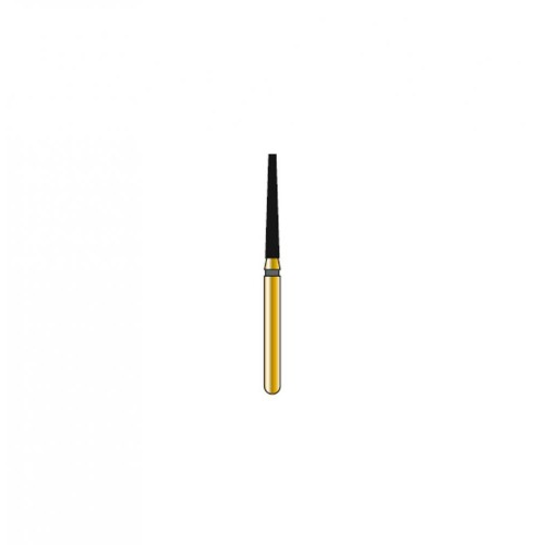 Bur Diamond FG 848-014-10-MLX Flat End Taper Gold (5 pcs)