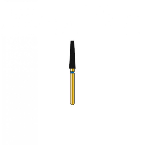 Bur Diamond FG 848-023-10-ML Flat End Taper Gold (5 pcs)