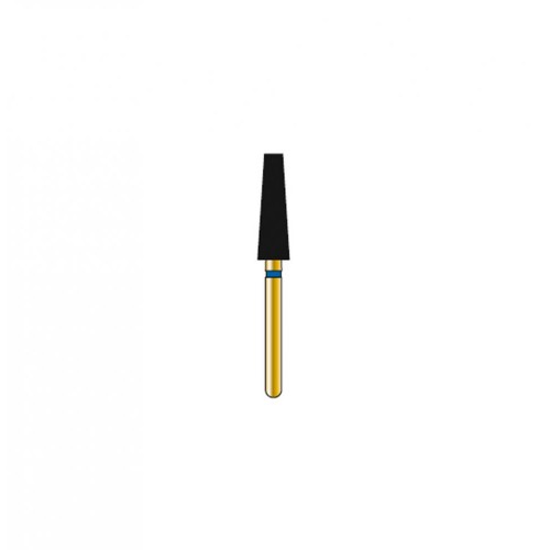 Bur Diamond FG 848-031-10-ML Flat End Taper Gold (5 pcs)