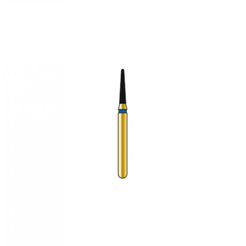 Bur Diamond FG 855-012-6-ML Round End Taper Gold (5 pcs)