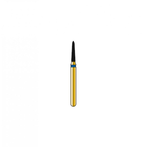 Bur Diamond FG 877K-012-6-ML Pointed Taper Gold (5 pcs)