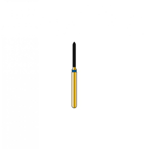 Bur Diamond FG 878-010-8-ML Pointed Taper Gold (5 pcs)