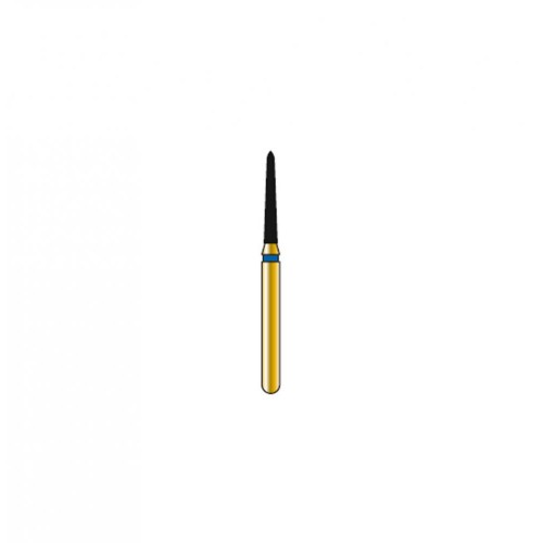 Bur Diamond FG 878K-012-8-MLSS Pointed Taper Gold (5 pcs)