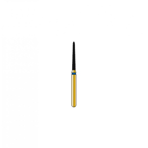 Bur Diamond FG 879K-012-10-ML Pointed Taper Gold (5 pcs)