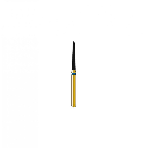 Bur Diamond FG 879K-014-10-ML Pointed Taper Gold (5 pcs)