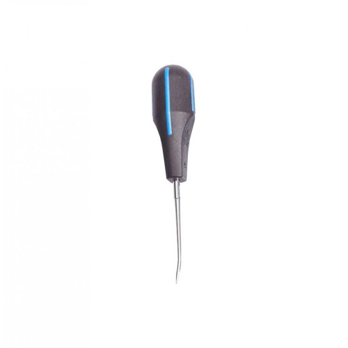 Luxator® Forte Elevator F32C, 3,2 mm, Curved blade, Blue