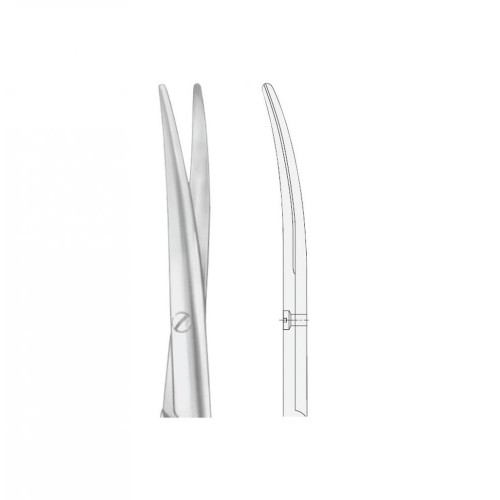 TC BABY-METZENBAUM Scissors, curved, (145mm)