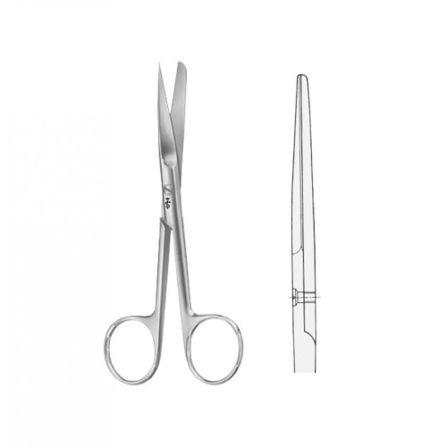 Surgical Scissors, delicate, straight, S/B  (130mm)