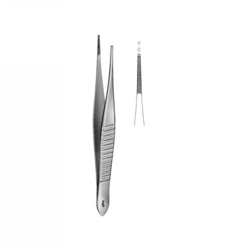 GILLIES Tissue Forceps, 1x2, (155mm)