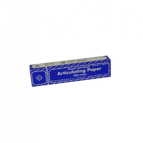 Articulating Paper 40µm Blue booklets (200 strips)