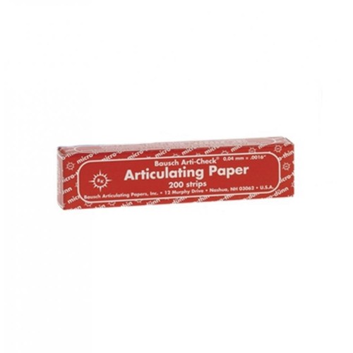 Articulating Paper 40µm Red booklets (200 strips)