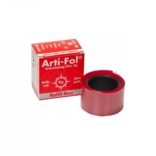 Arti-FOL Plastic 8µm 22mm wide Red refill (20m) 1-sided