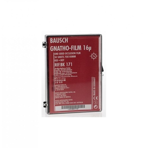 Articulating Gnatho Film 16µm 70x100mm Red (50 sheets)