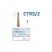 Bur TiNi Carbide Crown Cutter, CTR3/2 314 012, FG Round End Cylinder (5 pcs)