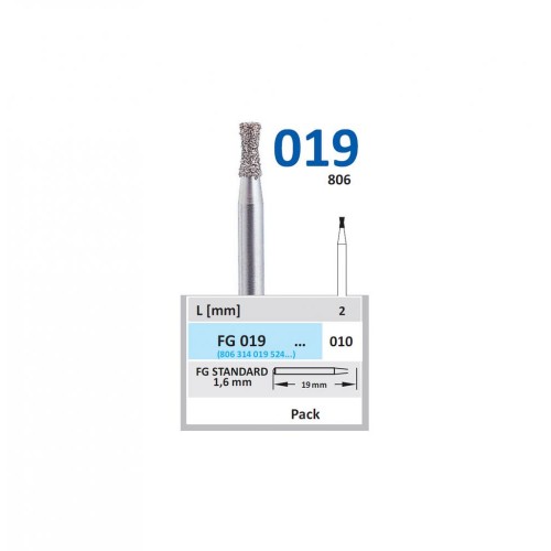 Bur Diamond FG (806) 019 010 Double Cone (5 pcs)