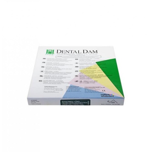 Dental Dam 6" x 6" X.Heavy Dark (36 pcs)