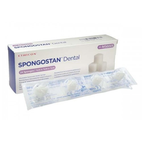 SPONGOSTAN Dental Sponges 1 x 1 x 1cm (24pcs)