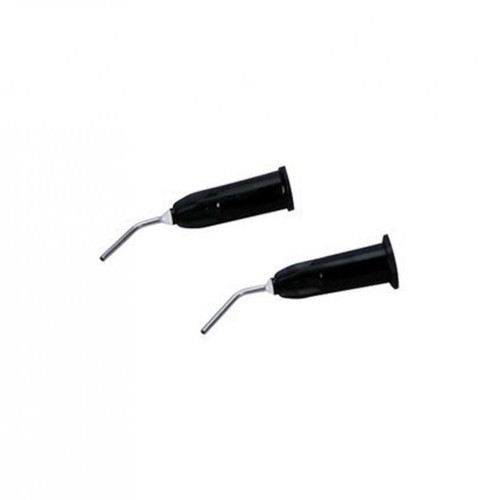 Disposable Angled Tips 19 gauge Black (50pcs) for Aeliteflo